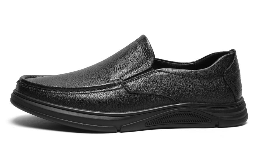 Mulinsen Cow Leather Casual Shoes Men's Black