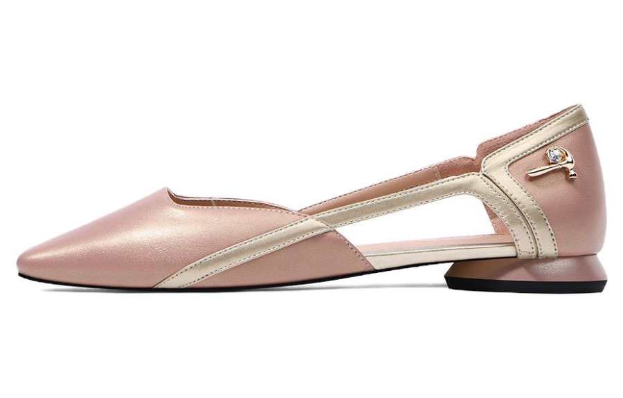 CAMEIDO Microfiber Leather Casual Shoes Women's Pink