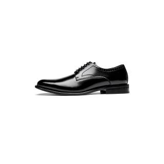 YISHUANGXIEDETONGHUA Cow Leather Dress Shoes Men's