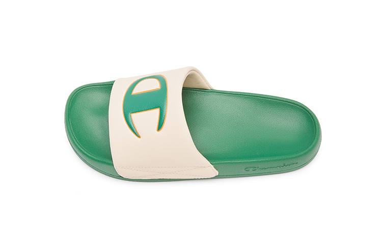 Champion Campus Quiet Abrasion Resistant Slide Slippers Unisex Green