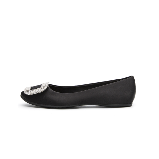 Siwei Satin Commute Casual Shoes Women's Black