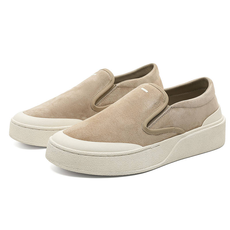 PAVEA Men's Casual Shoes Men's Low Top Khaki