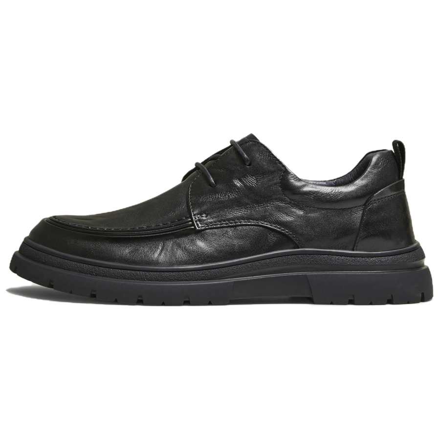 Tata Casual Leather Shoes Men's Low Top Black, Brown