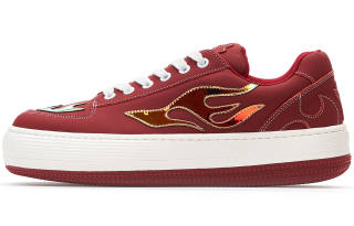 WILD PITCH Overthrow Skateboard Shoes Unisex Red