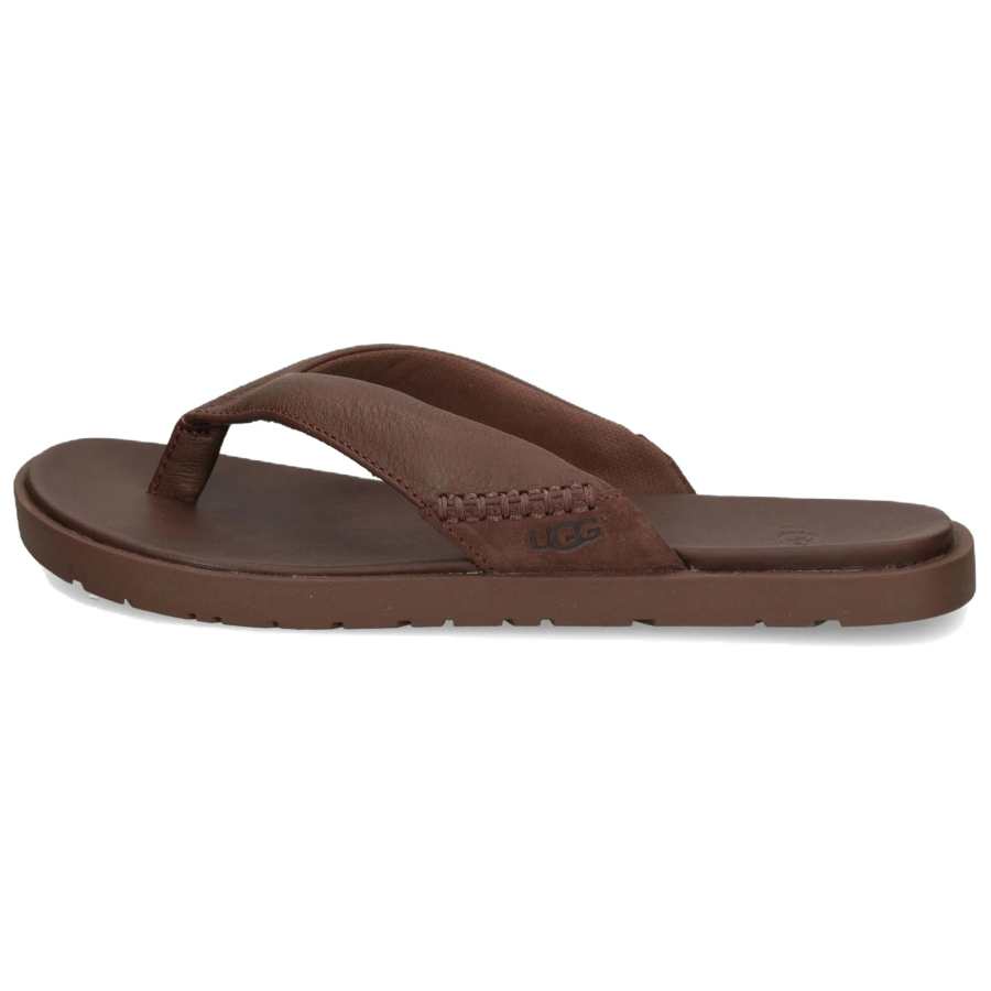 UGG UGG Rubber Sole Abrasion Resistant Flip Flops Men's Umber