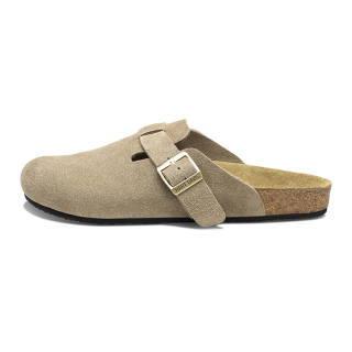 HART DAVIS Cushioning Breathable Closed Toe Slippers Unisex Gray