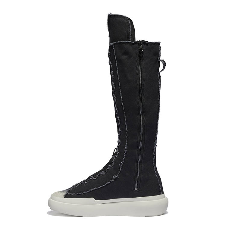 Y-3 Y 3 Nizza Distressed Boot Sneakers
