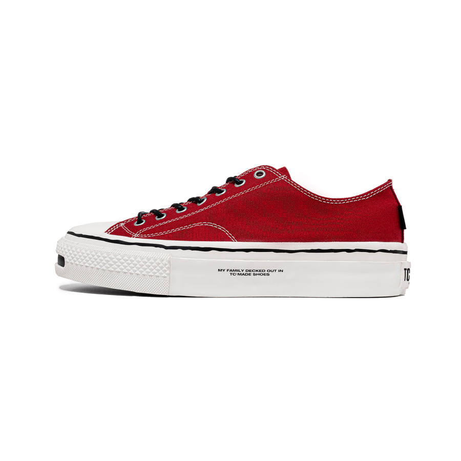 T/C TC Abrasion Resistant Abrasion Resistant Low top Canvas Shoes Unisex Red