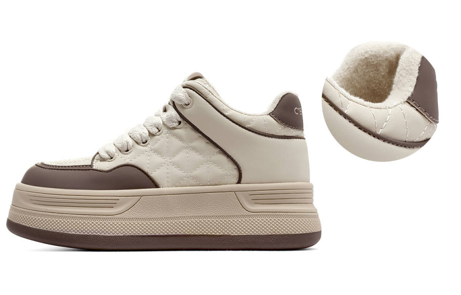 C°BANNER Comfortable Round Toe Low top Casual Shoes Women's Brown