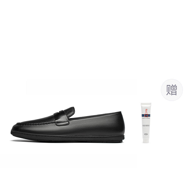 ROBERTA DI CAMERINO Cow Leather Casual Shoes Men's Black
