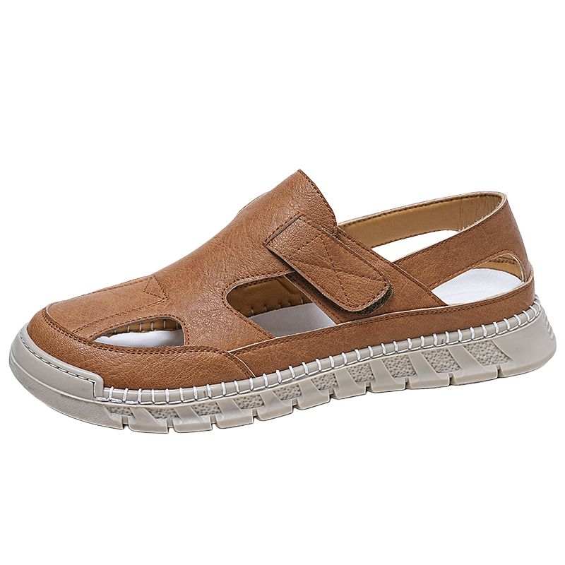 YINGLUNQISHI Top Grain Cow Leather Casual Shoes Men's
