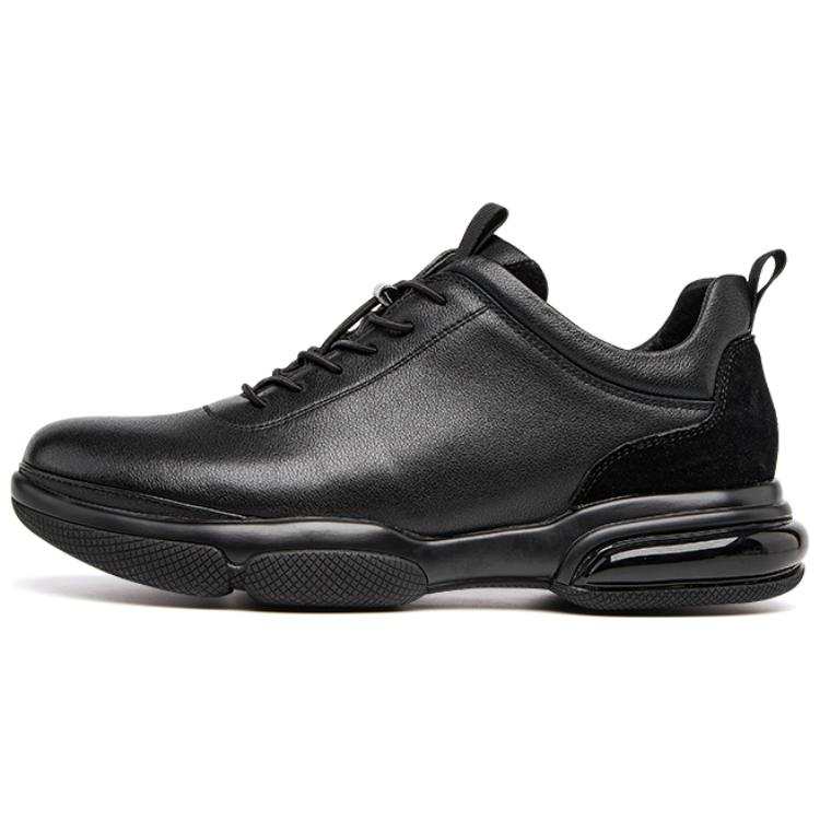 VICKI BROWN Cow Leather Casual Shoes Men's Black