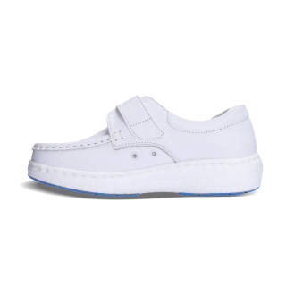 FEIYING Cherry Blossoms Loafers Women's White