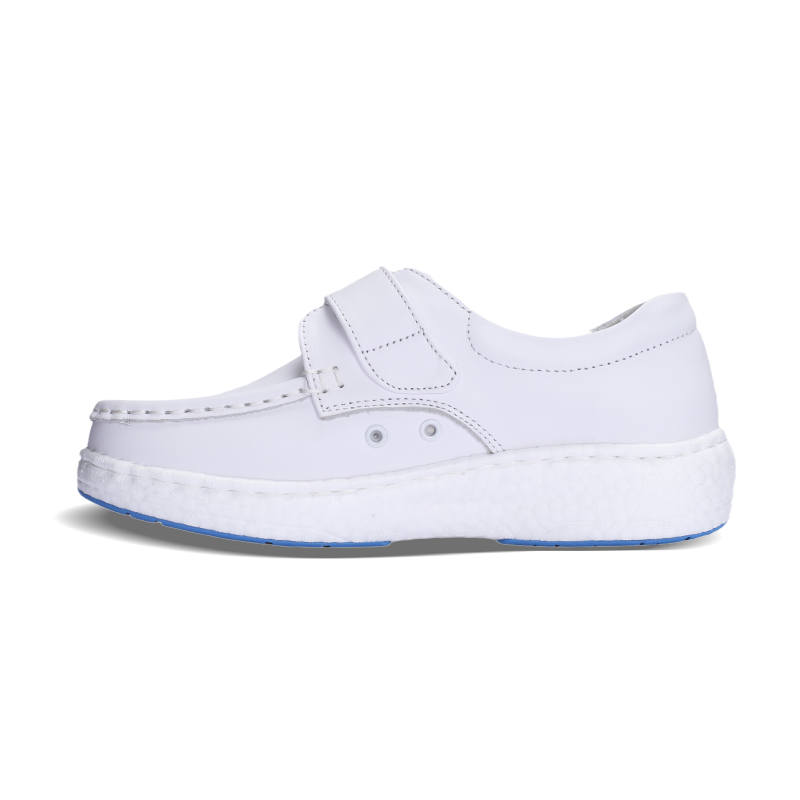 FEIYING Cherry Blossoms Loafers Women's White