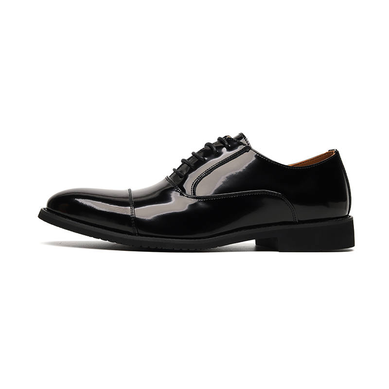 LUOMAIKE Microfiber Leather Dress Shoes Men's Black
