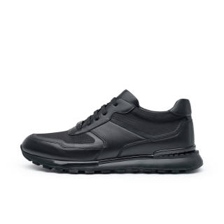 Chrisdien Deny Fabric Casual Shoes Men's Black