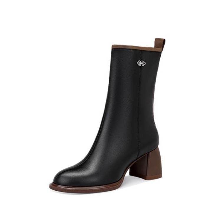 JESSICA SOPHIA Cow Leather Ankle Boots Women's