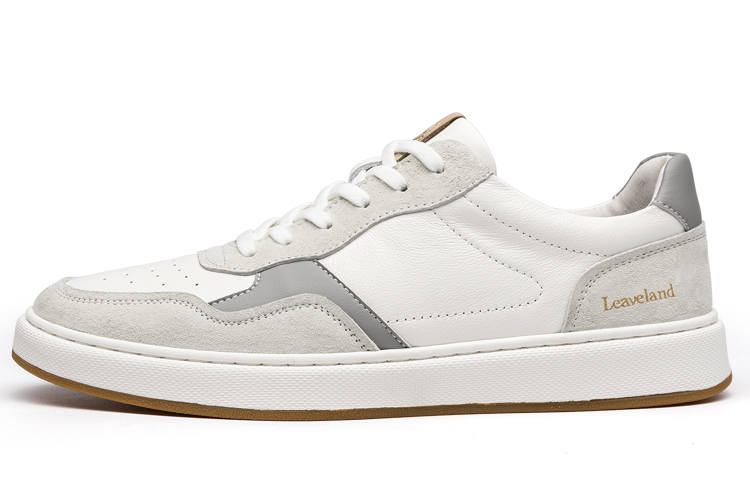 LEAVELAND Skateboard Shoes Men's White