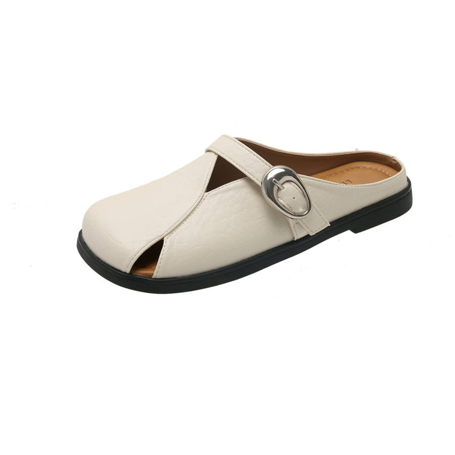 Alxnan Abrasion Resistant Odor Resistant Closed Toe Slippers Women's