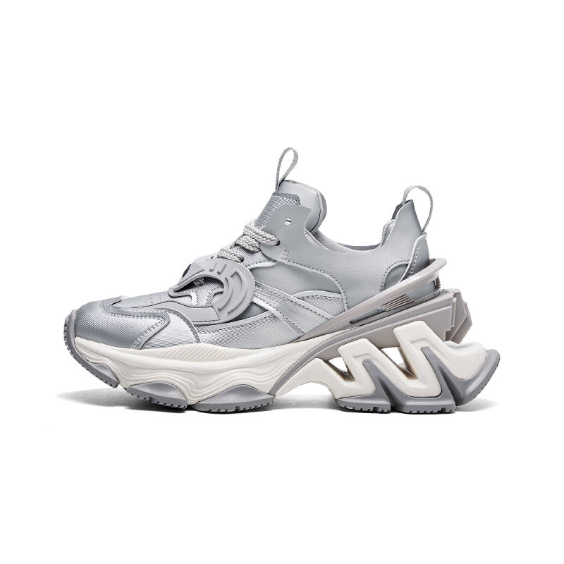 CHERYKALLY Cow Split Leather Low top Chunky Sneakers Women's