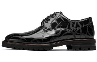 ROBERTA DI CAMERINO Cow Leather Dress Shoes Men's Black