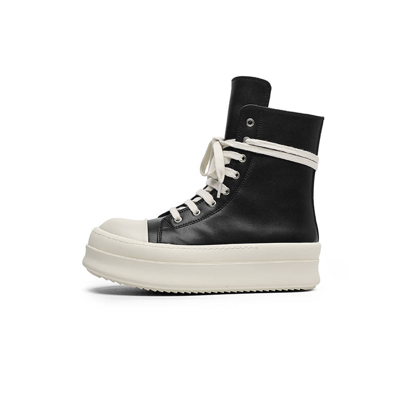 MOMGOG High top Skateboard Shoes Unisex Black