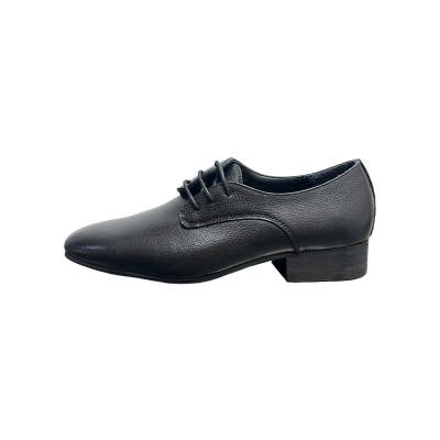 WANNA LAB Top Grain Cow Leather Casual Leather Shoes Men's Black