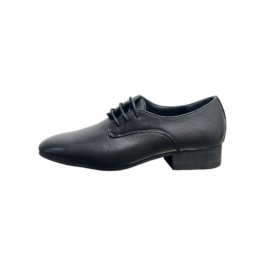 WANNA LAB Top Grain Cow Leather Casual Leather Shoes Men's Black