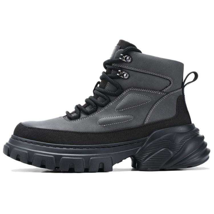 FAIRWHALE Combat Boots Unisex Black/Green
