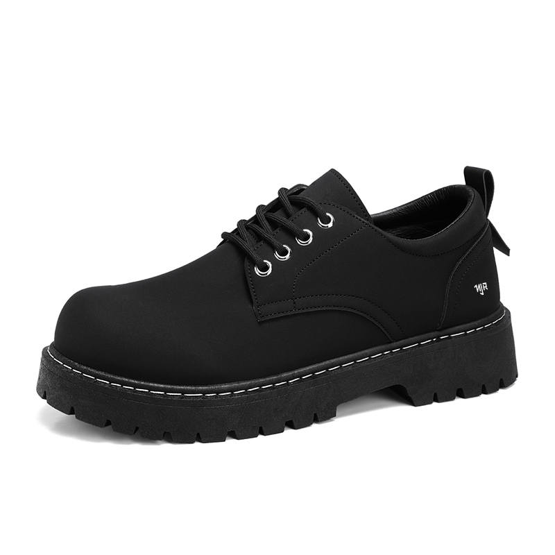 NANJIREN Synthetic Leather Casual Shoes Men's Black