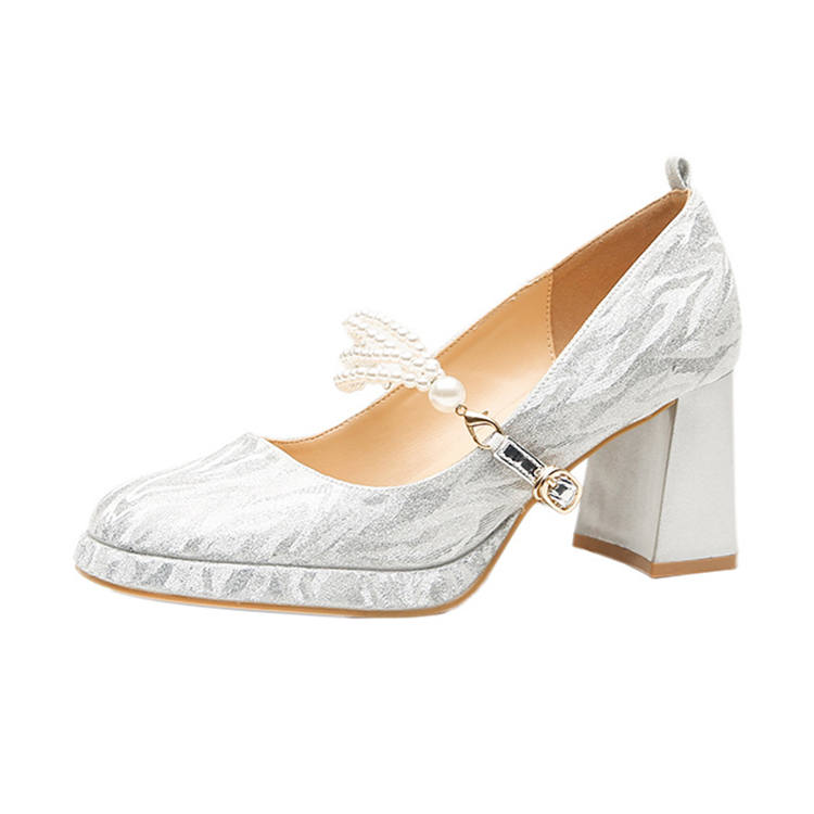 BIGTREE BIGTREE Chunky Heel High Heels Women's