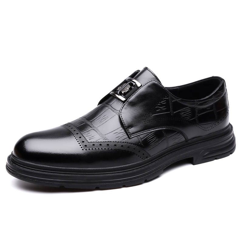 EGCHI Men's Casual Shoes Men's Low Top Black