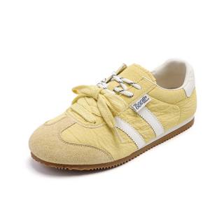 BAFFN Slip Resistant, Waterproof, Lightweight Low top Casual Shoes Women's Light Yellow