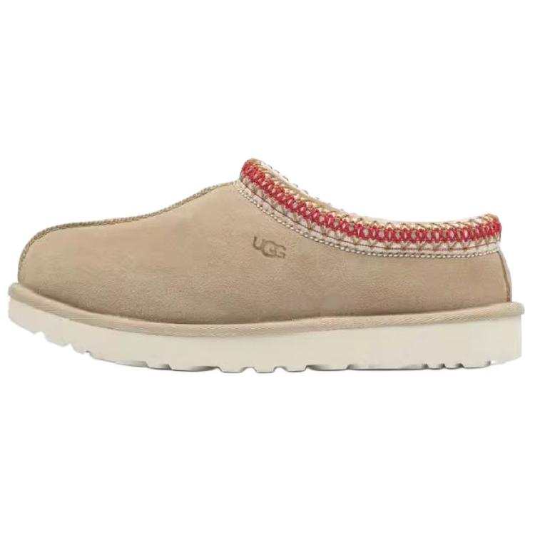 UGG Rubber Sole Abrasion Resistant Closed Toe Slippers Women's Beige