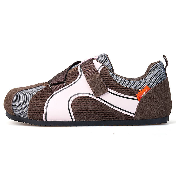 Joy&Mario Textile, Split Cow Leather Low top Casual Shoes Women's