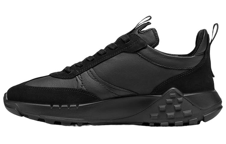 Ecco Ecco Cow Leather Low top Casual Shoes Men's Black