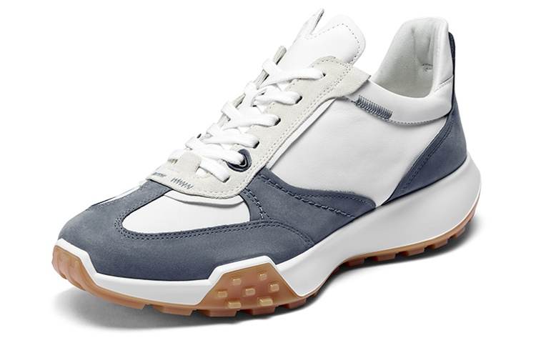 Ecco Cow Leather Low top Sports Casual Shoes Men's Magnet Gray