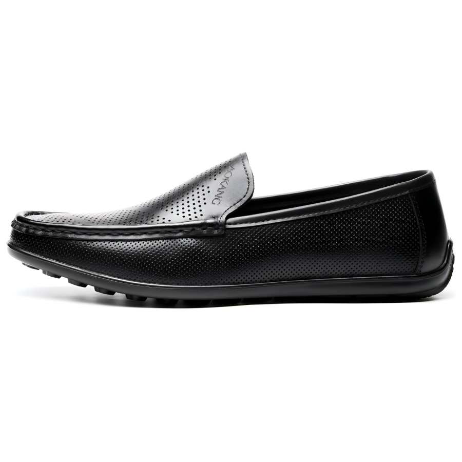 AOKANG Casual Leather Shoes Men's Black