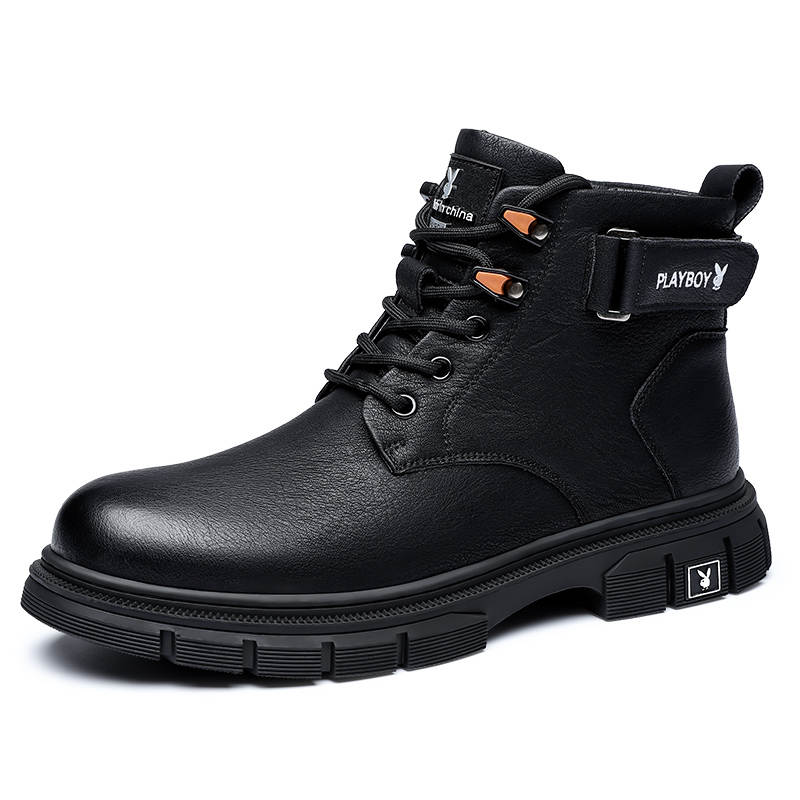 Playboy Playboy Combat Boots Men's Black