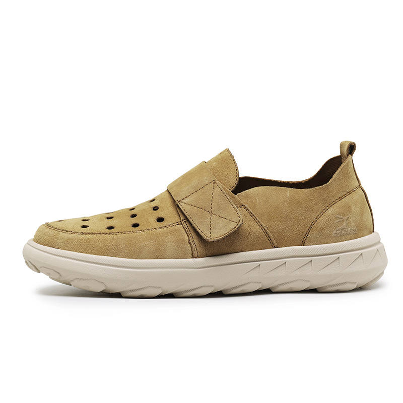 DAISHUTOU Pigskin Slip Resistant Slip Resistant Low top Casual Shoes Unisex