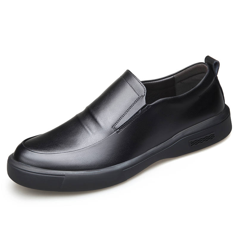 YILICHUANZHANG Synthetic Leather Casual Shoes Men's Black