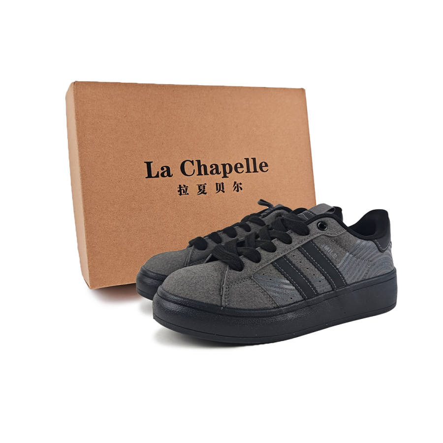 La Chapelle Affordable Students Minimalist Style Trendy Shoes Cow Suede Abrasion Resistant Slip Resistant