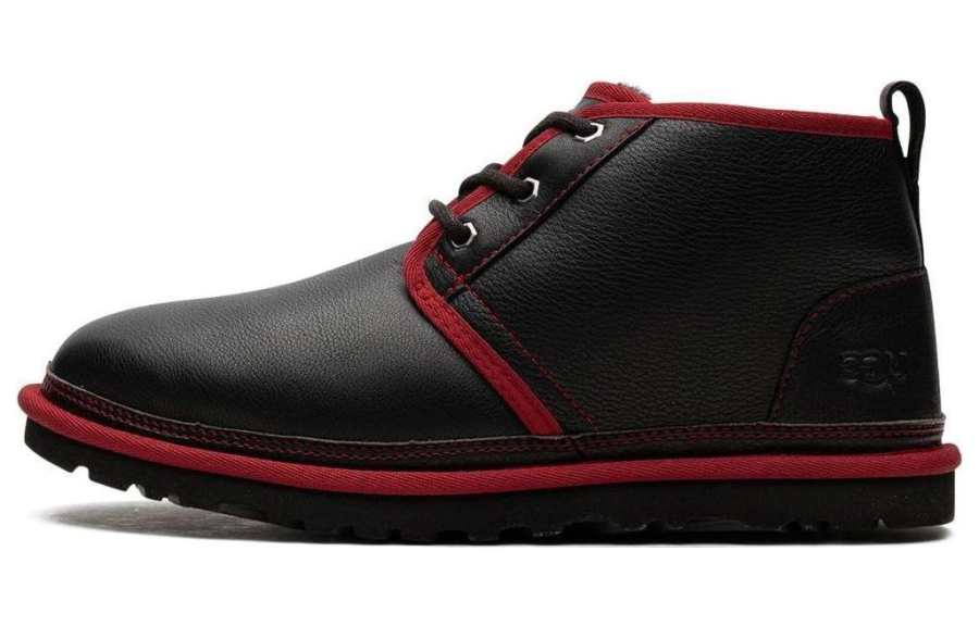 UGG UGG Neumel "Black / Red" Leather Boots