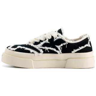 VEEMES x GRKC Abrasion Resistant Low top Stylish Skateboarding Shoes Unisex Black
