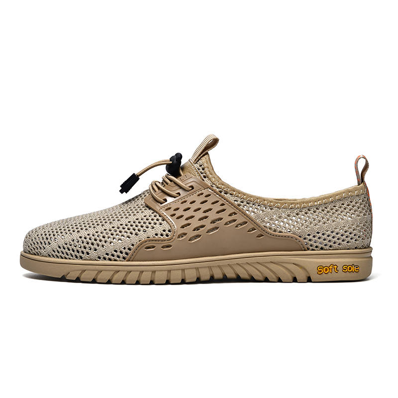 WENNAI Mesh Casual Shoes Men's Sand