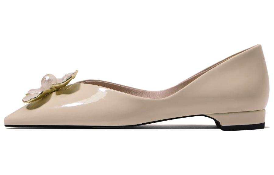CAMEIDO Pu Casual Shoes Women's Apricot