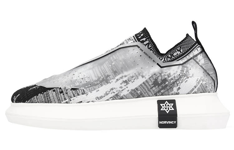 NORVINCY Stylish Skateboarding Shoes Unisex Black