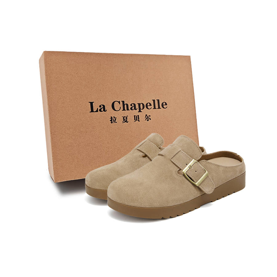 La Chapelle Breathable Closed Toe Slippers Women's Sand