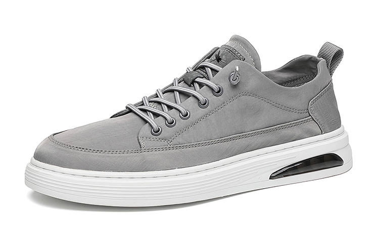 RED DRAGONFLY Skateboard Shoes Men's Low Top Gray/Army Green/Apricot