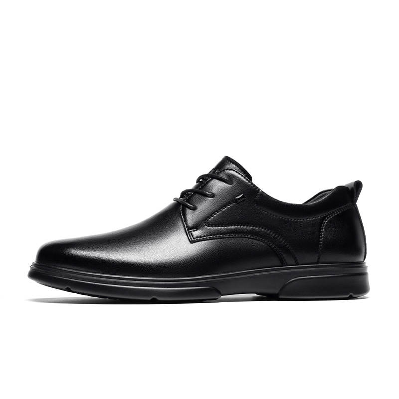OPP OPP Cow Split Leather Casual Shoes Men's Black